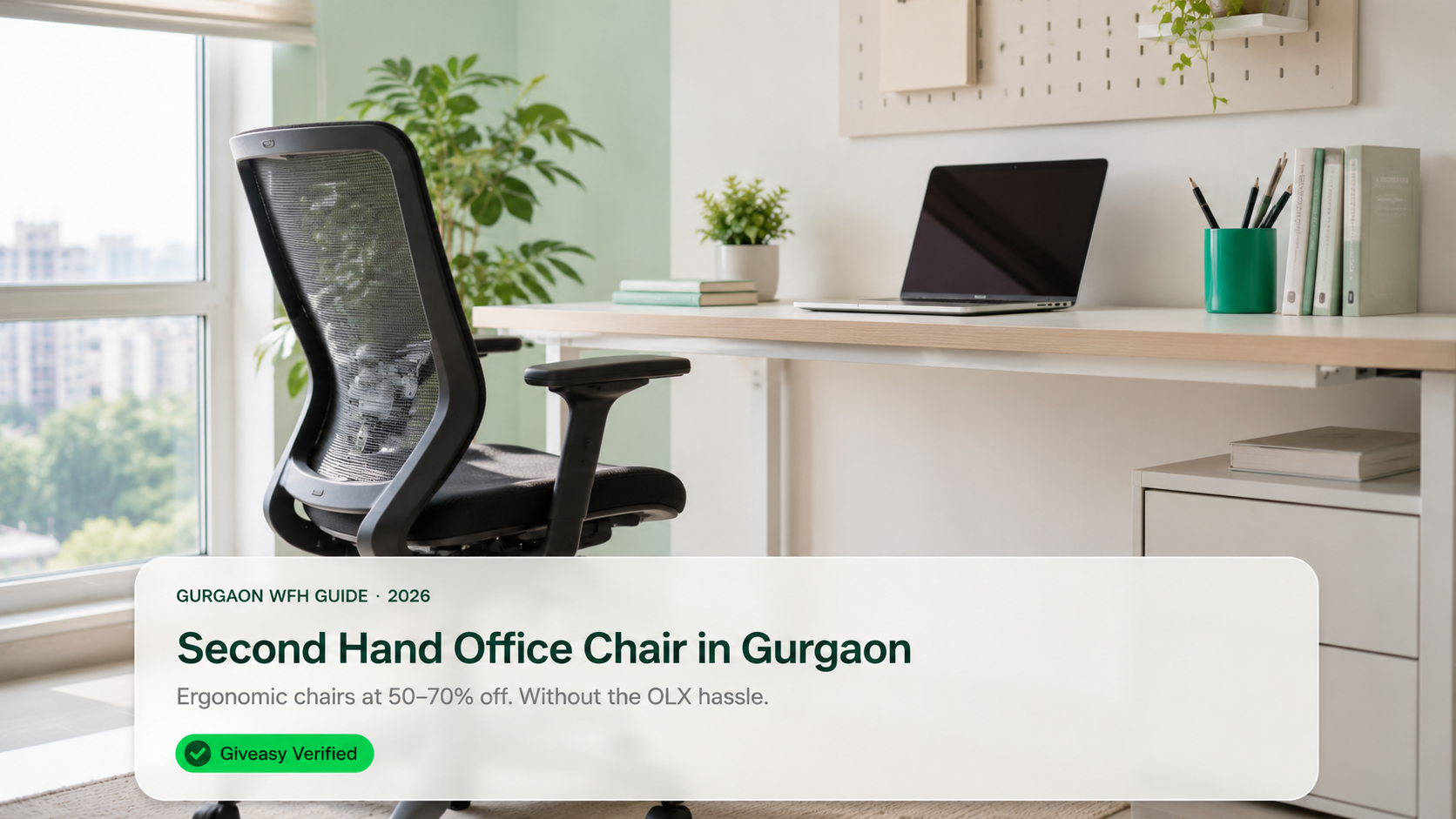 Second Hand Office Chair in Gurgaon - Work From Home Without the Rs 30,000 Price Tag