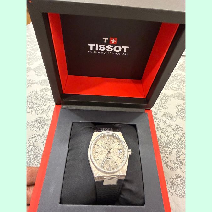 Tissot PRX Damascus Steel 38mm