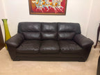 3 seater leather sofa photo 1