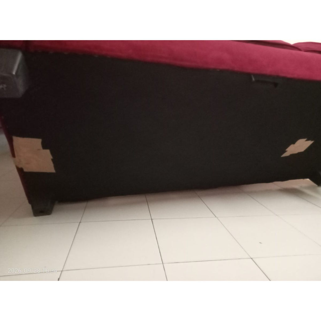 3-seater fabric sofa photo 1
