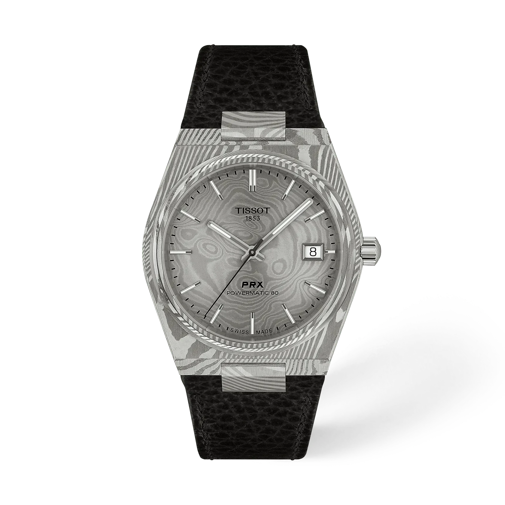 Tissot PRX Damascus Steel 38mm