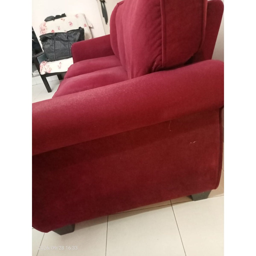 3-seater fabric sofa photo 2