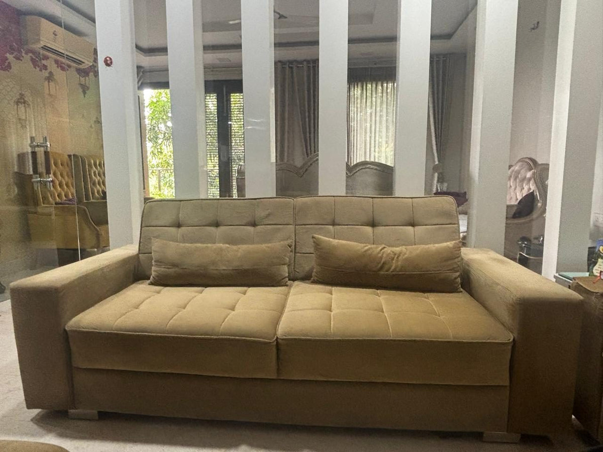 2 3-seater lobby sofa with pillow photo 2