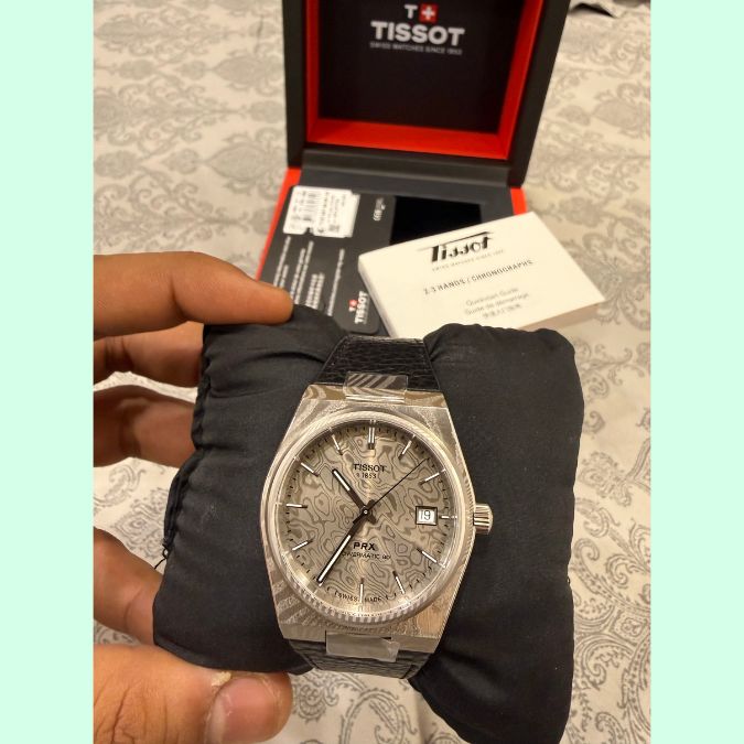 Tissot PRX Damascus Steel 38mm