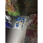 Square glass side table photo 3