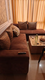 L shape sofa with centre table photo 3