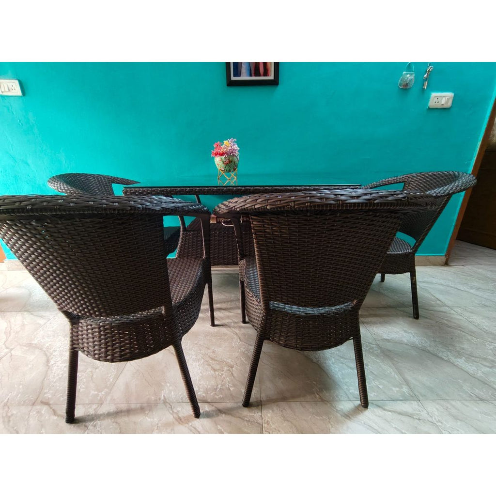 Dining table set with 4 chair photo 3