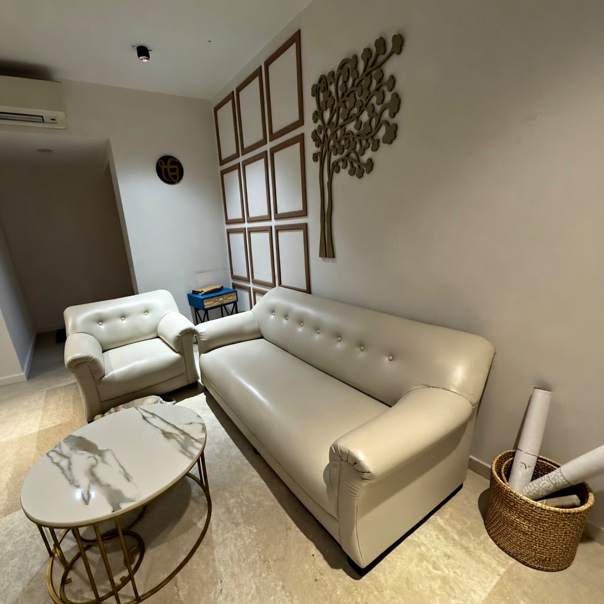 3+1+1 leatherite sofa photo 3