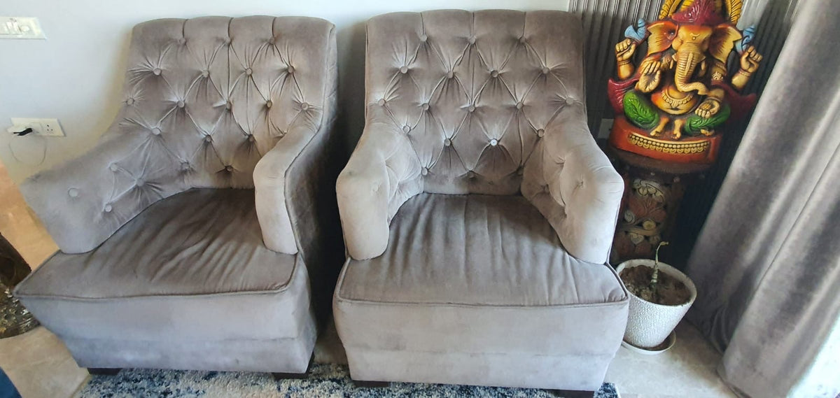 Two Single seater sofa photo 3