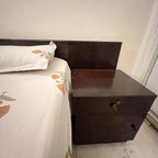 Solid wood King Size Bed without mattress photo 3