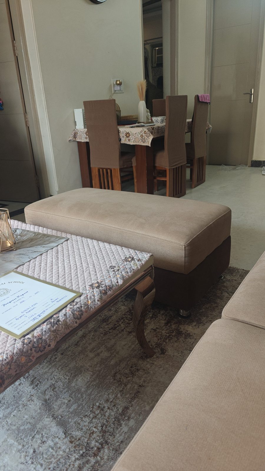 8 seater sofa with center table photo 3