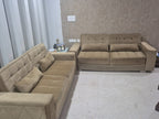 2 3-seater lobby sofa with pillow photo 4