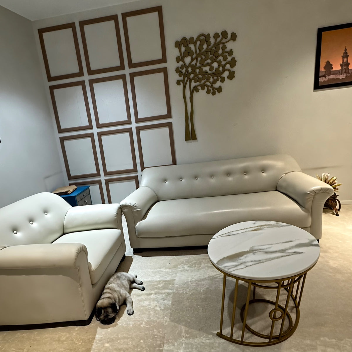 3+1+1 leatherite sofa photo 4