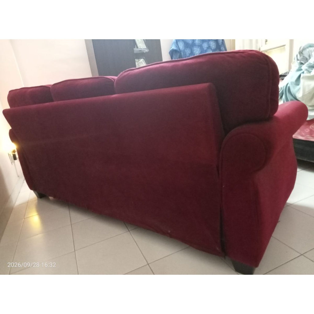 3-seater fabric sofa photo 5
