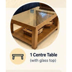 Sofa Set- 4+3+2 (4 seater= 100"x32", 3 seater= 77"x32", 2 seater= 56"x32") along with coffee table photo 6