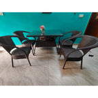 Dining table set with 4 chair photo 6