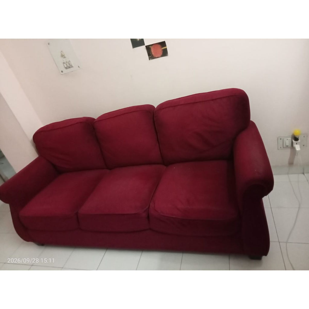 3-seater fabric sofa photo 6