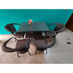 Dining table set with 4 chair photo 7