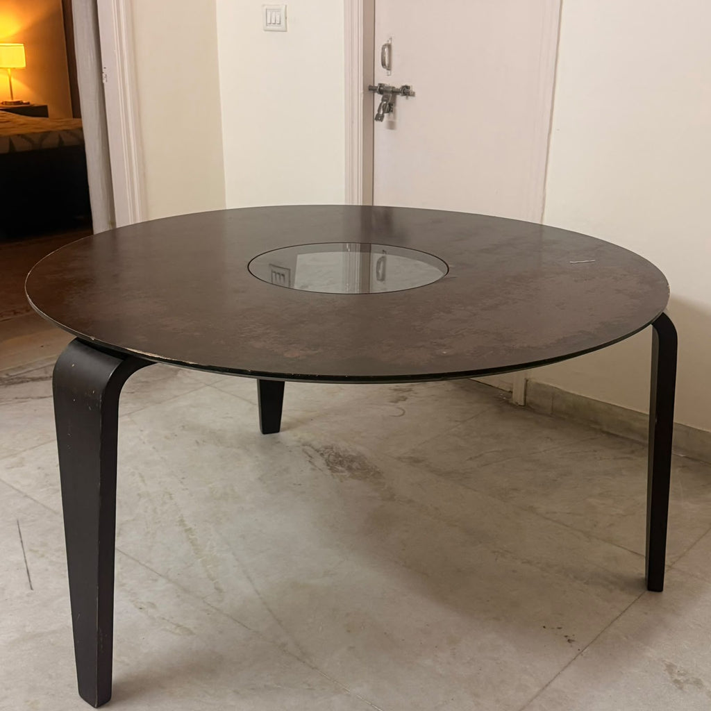 6 seater round dining table photo 7