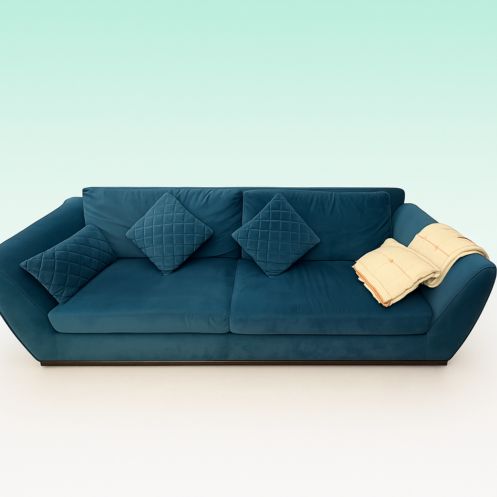 5 Seater Fabric Sofa with Cushions – hero image