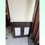 Shoe Cabinet with Drawer and Louvered Doors photo 2