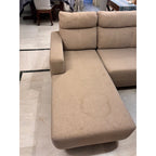 Home Centre Beige L-Shaped Fabric Sofa - square seller photo