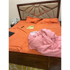 King Storage Bed with Geometric Padded Headboard - used item in Gurugram - photo 6