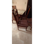 6-seater dining set square photo 4