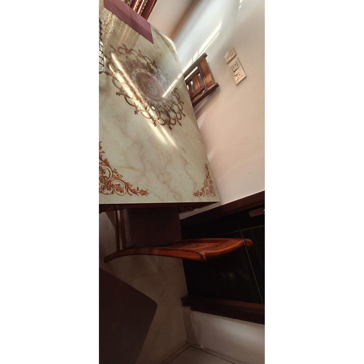 6-seater dining set square photo 5