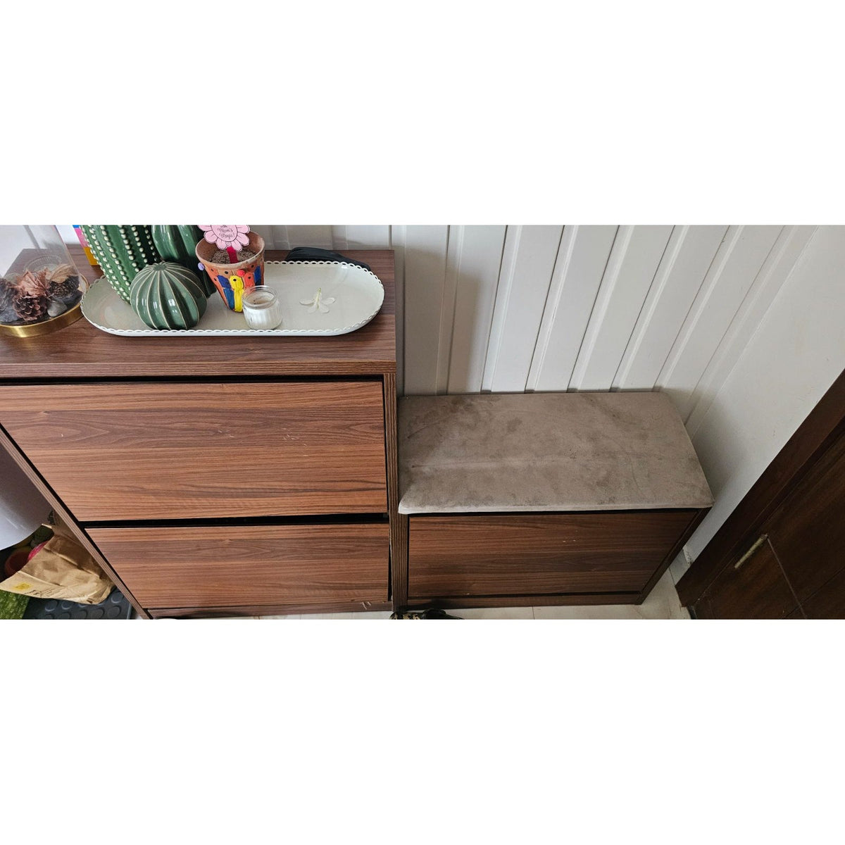 Urban Ladder Shoe Cabinet with Cushioned Bench - square seller photo