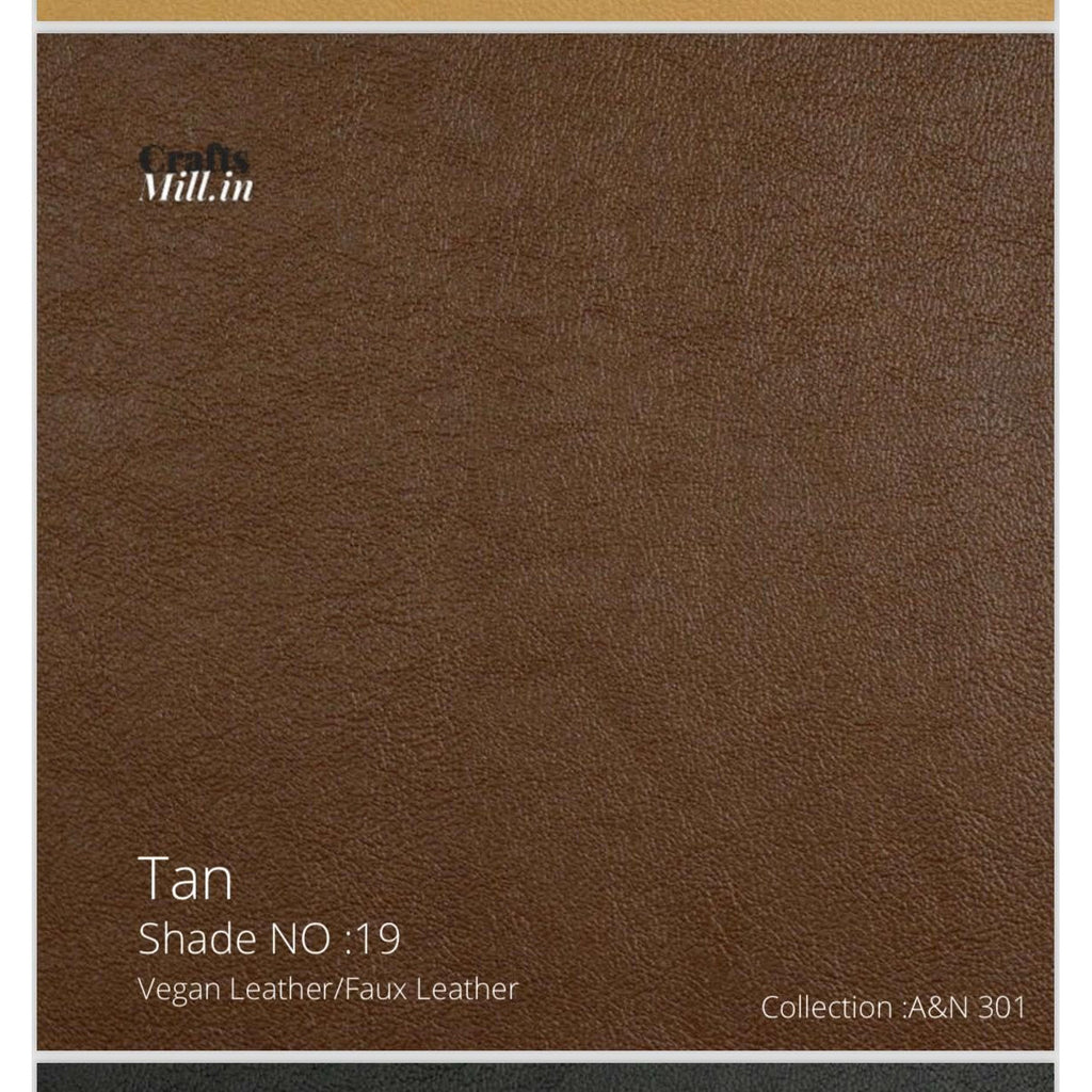 Craftsmill Tan Faux Leather Sofa - square seller photo