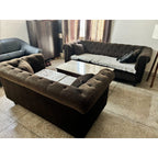 Wakefit Five-Seater Fabric Sofa Set with Centre Table - used living-room in Gurugram - photo 2