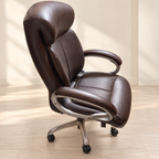 Brown Leatherette Executive Office Chair - pre-owned in Delhi