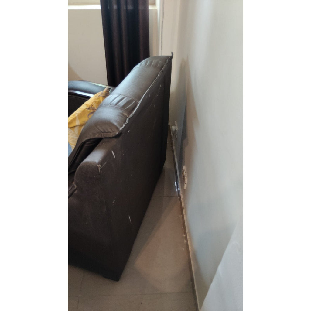 3+1+1 Brown Leatherette Sofa Set - seller photo 6