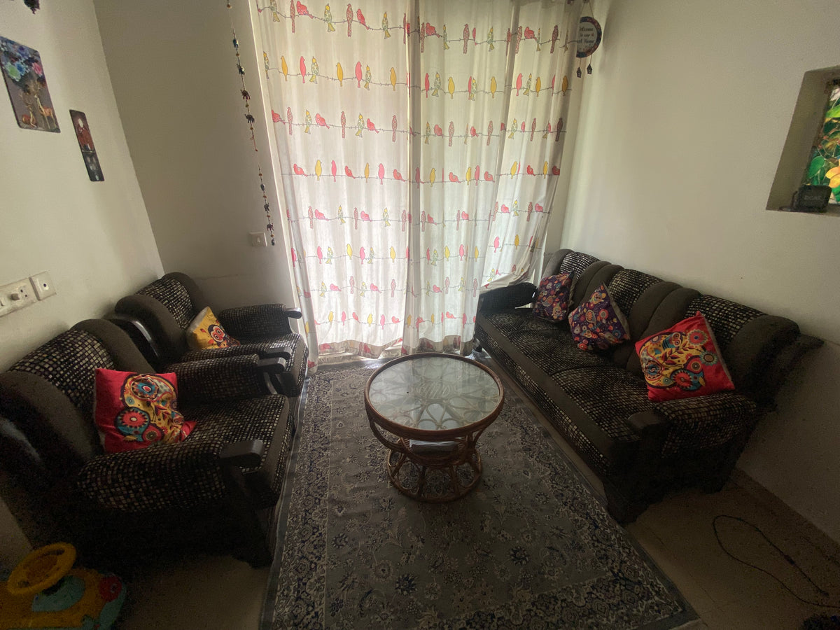 5-Seater Wooden Sofa Set (3+1+1) photo 4