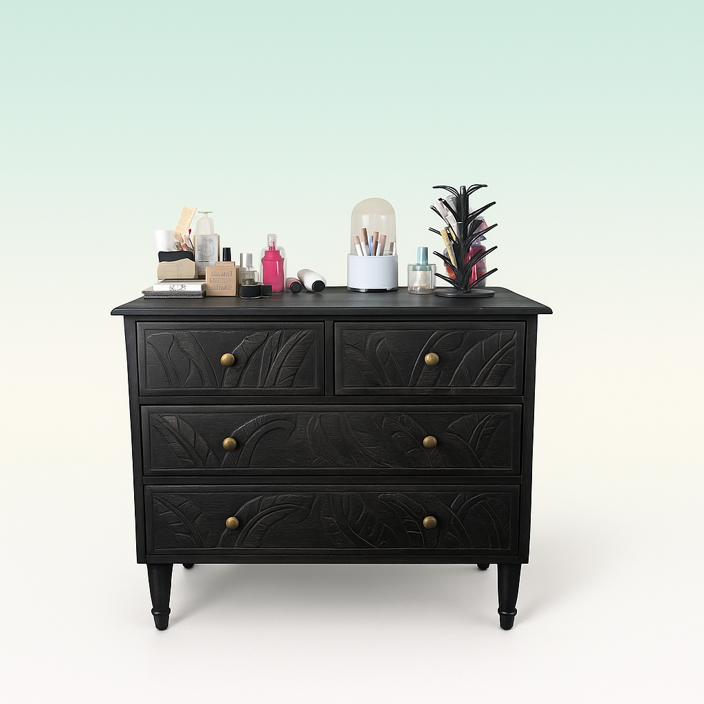 Solid Wood Hand-Carved Dressing Table – hero image
