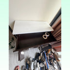 Shoe Cabinet with Drawer and Louvered Doors photo 4