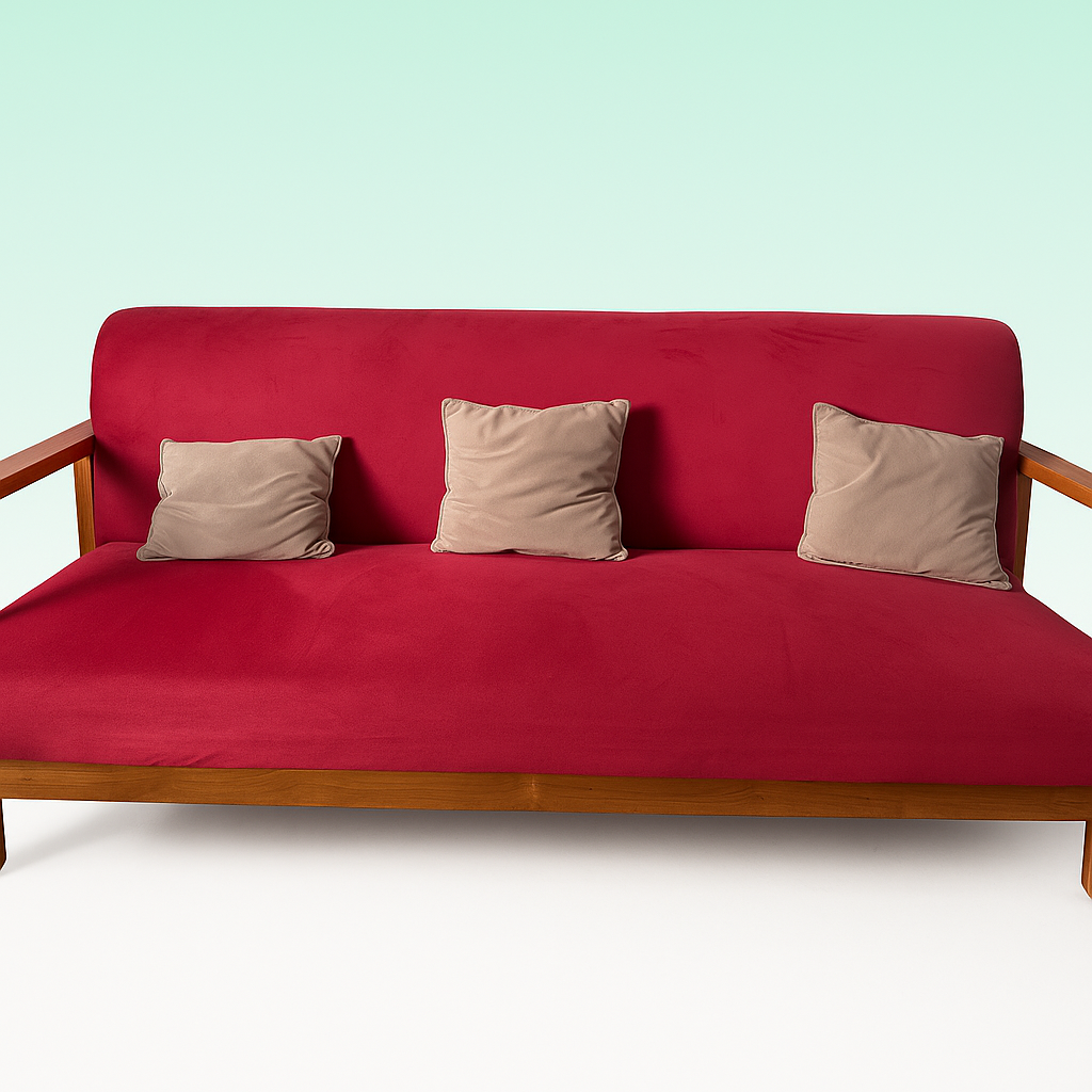 Solid Wood Sofa Set 3 Seater 2 Chairs – hero image