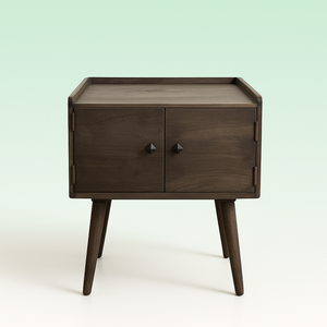 Wooden Bedside Tables — Set of 2