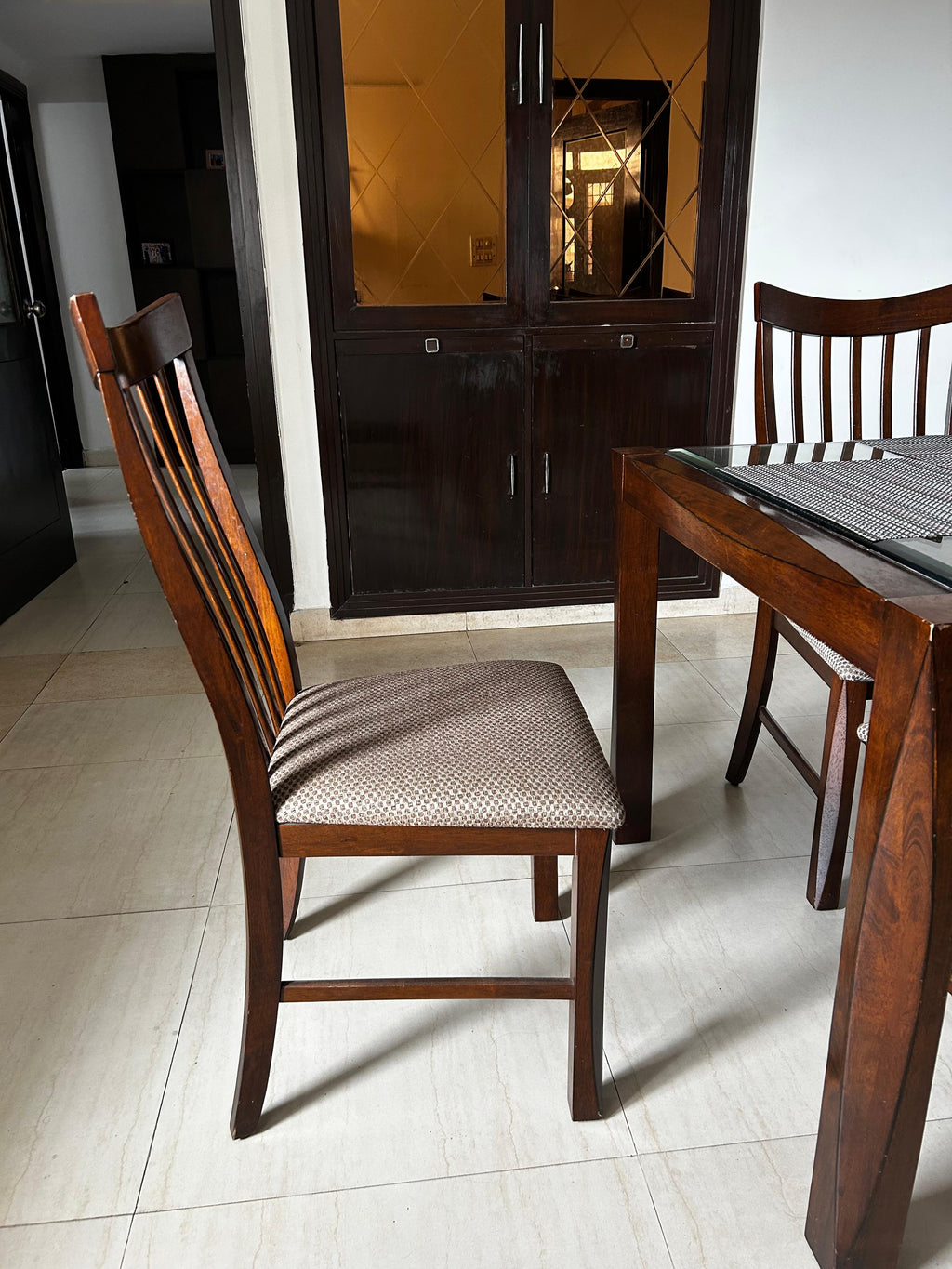 Solid Wood Dining Table (6 seater)