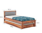 Solid Sheesham Trundle Bed