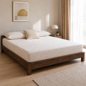 Pepperfry Queen Bed (6x5) + Wakefit 8" Mattress