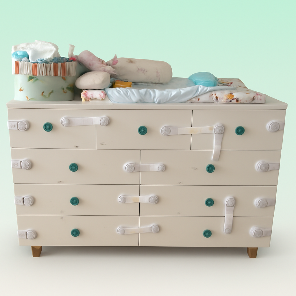 Baby Clothes Chest of Drawers with Changing Station – hero image