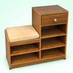 Compact ebony shoe rack hero