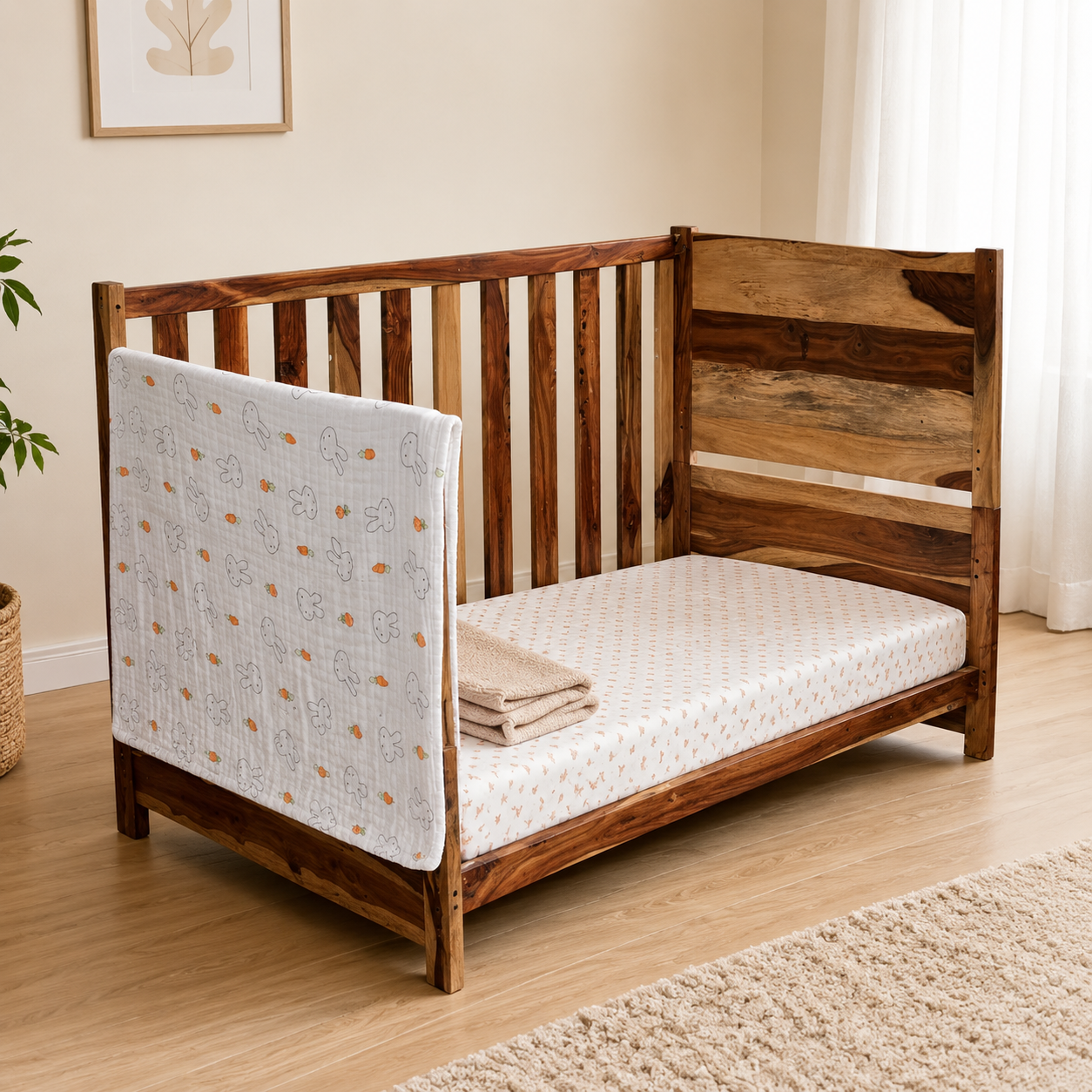 Wakefit 3-in-1 Baby Cot