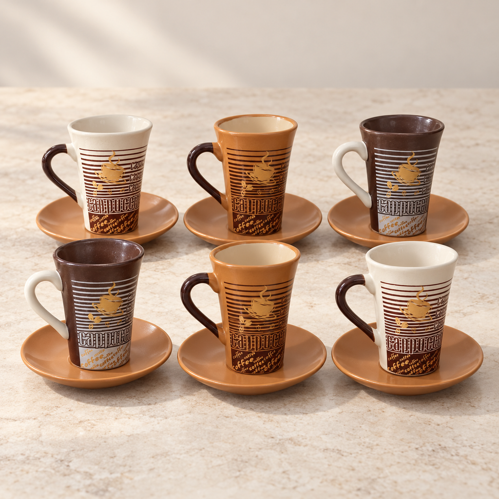 6 Cup-and-Saucer Sets hero