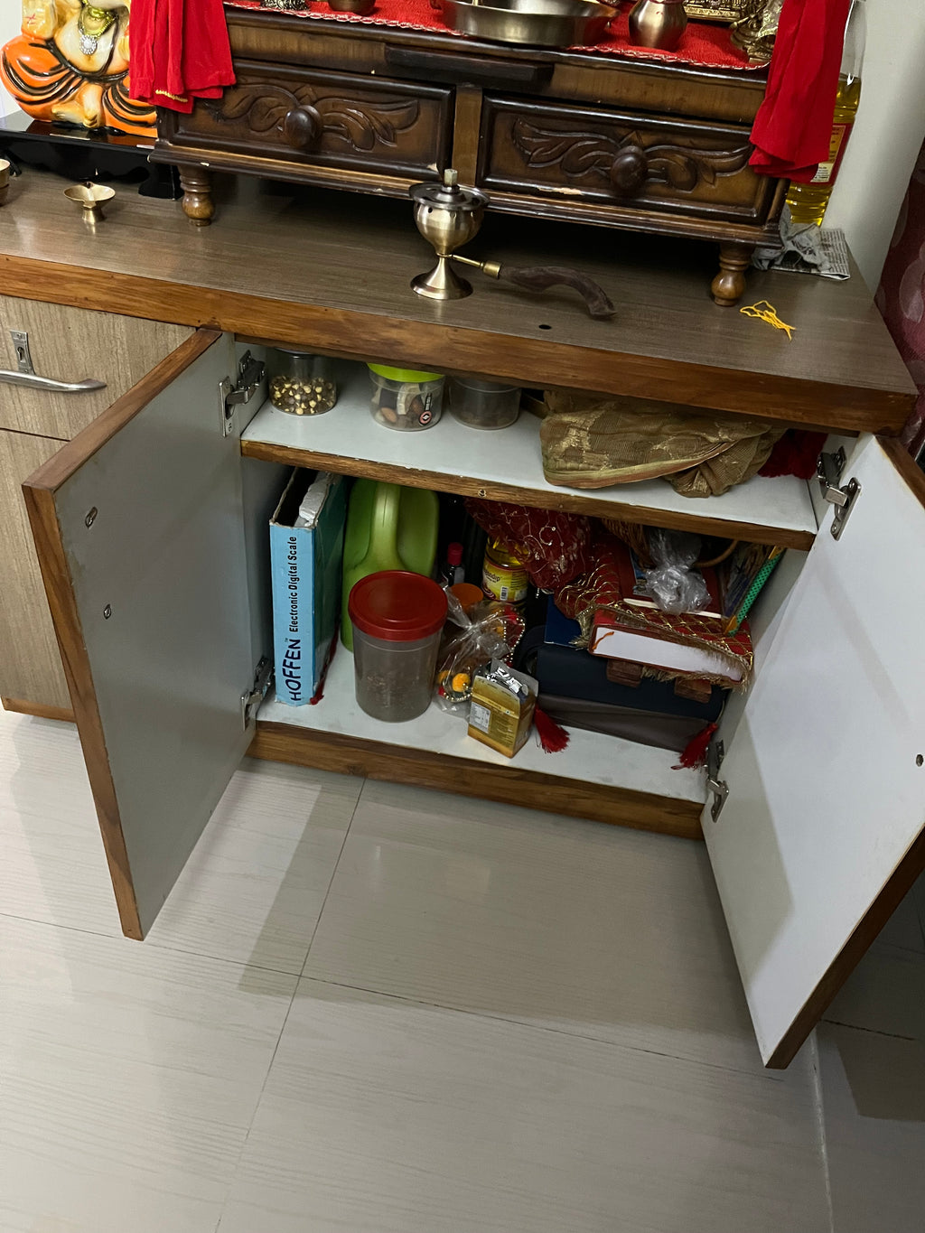Storage Cabinet with Drawer and 3 Doors photo 2
