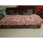 Hydraulic Storage Double Bed with Mattress - used bedroom in Gurugram - photo 6