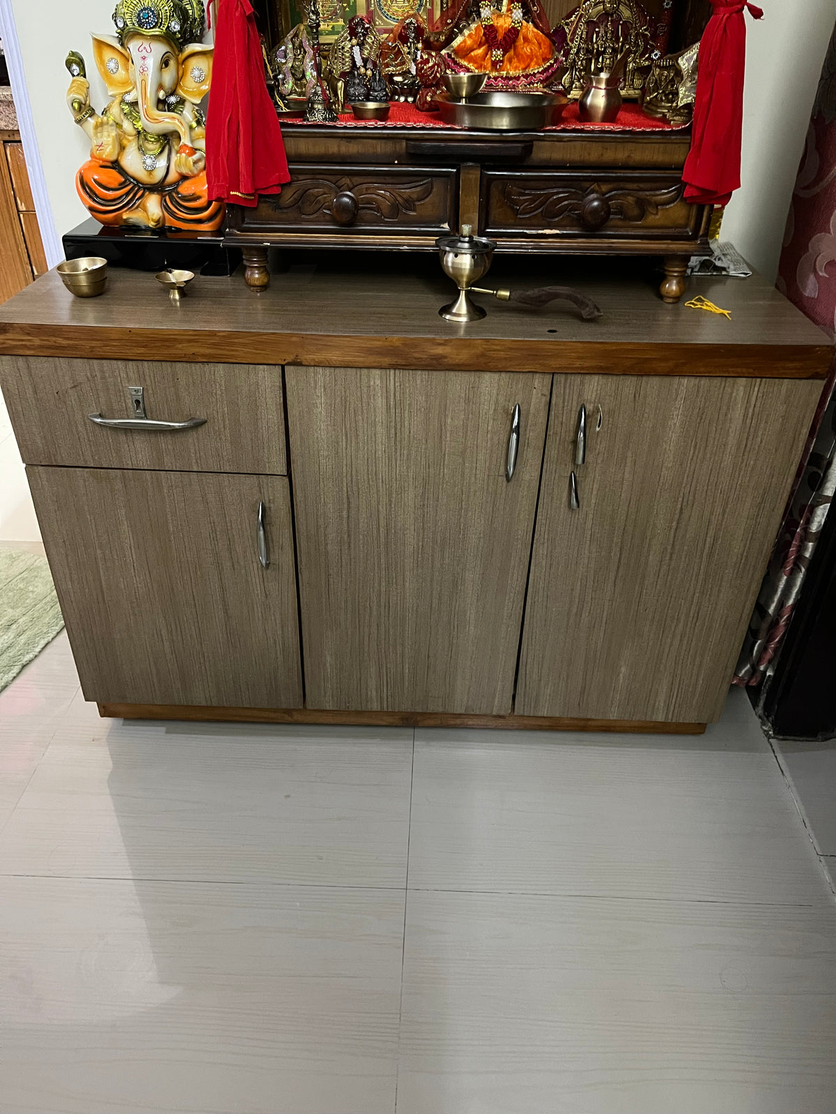 Storage Cabinet with Drawer and 3 Doors photo 4