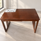 Solid Teak Wood Study Table - Giveasy hero image